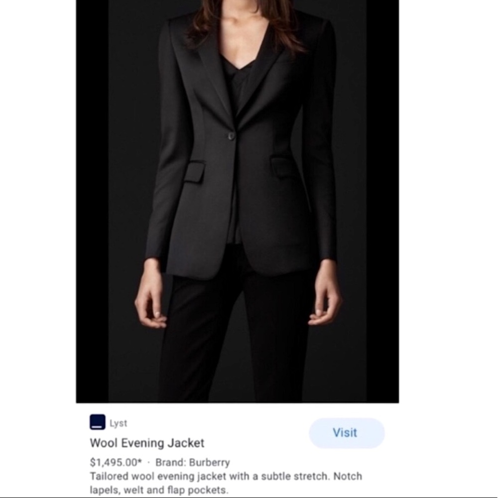 Burberry blazer. Burberry brit black coat